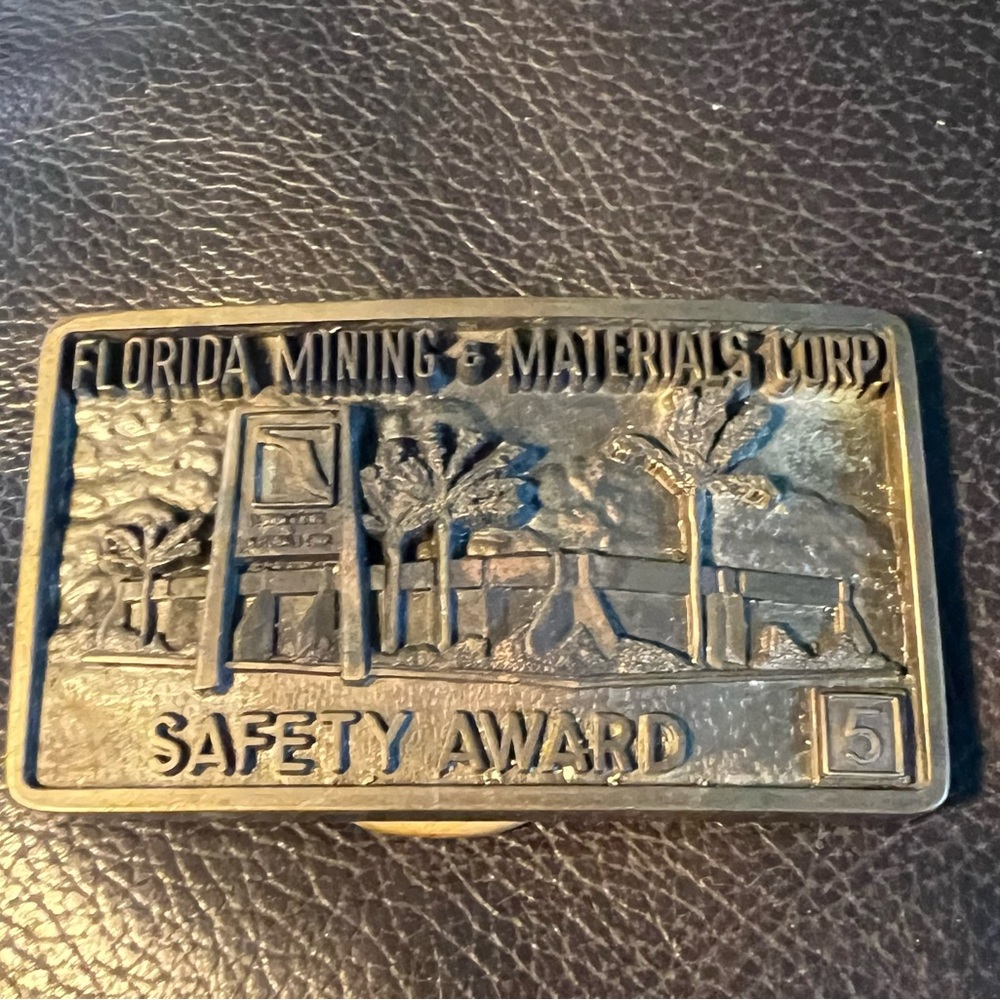 Vintage Jostens Safety Award 5 Florida Mining & Material Corp.